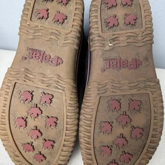 Mens‎ Pajar Canada Zip Black Waterproof Winter Boots Sz 9